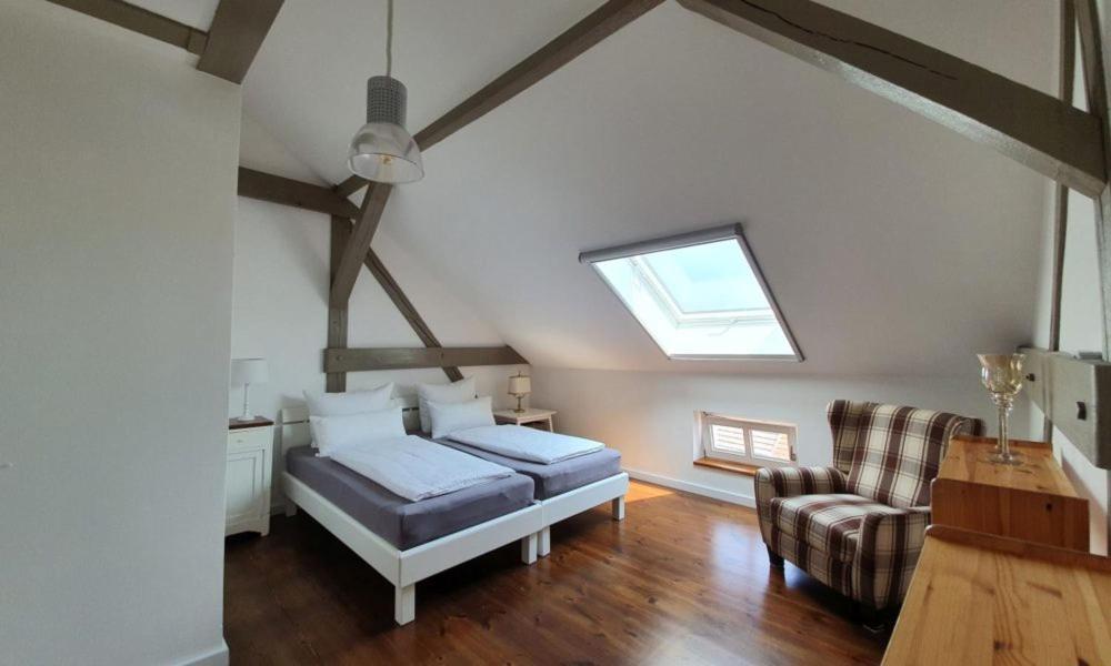 Loggiahaus Am Schloss, 5 Ferienwohnungen, Teils Mit Schloss- Und Seeblick Rheinsberg Esterno foto
